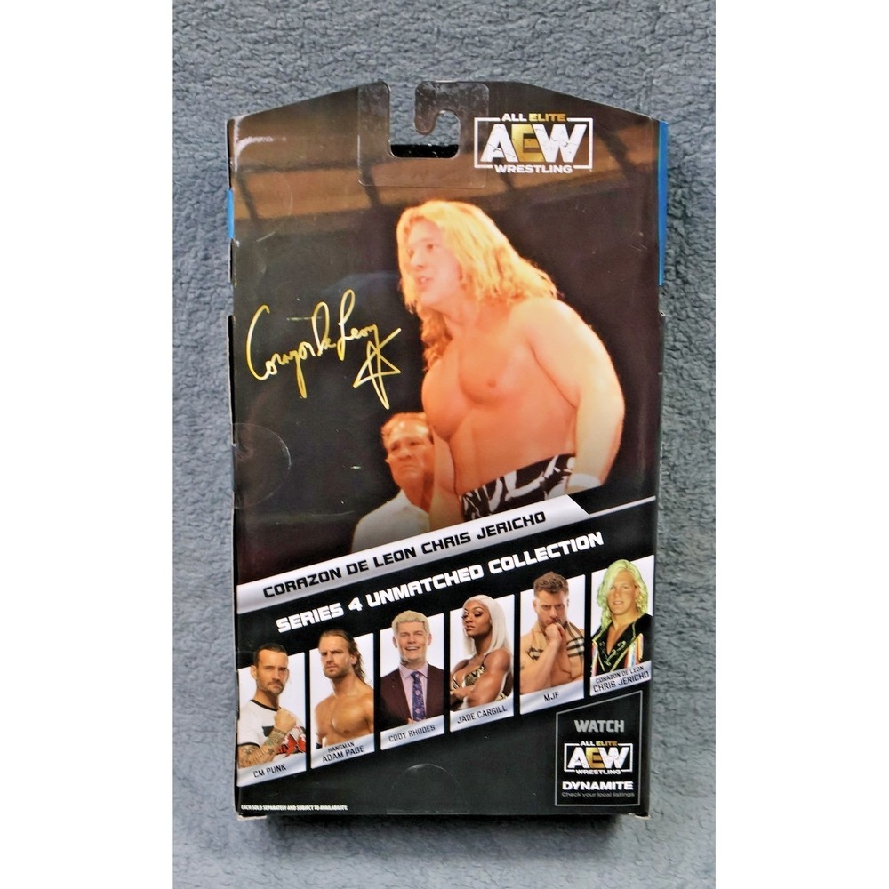 AEW Unmatched Series 4 Luminaries Chris Jericho Action Figure Corazon De Leon - Picture 2 of 2